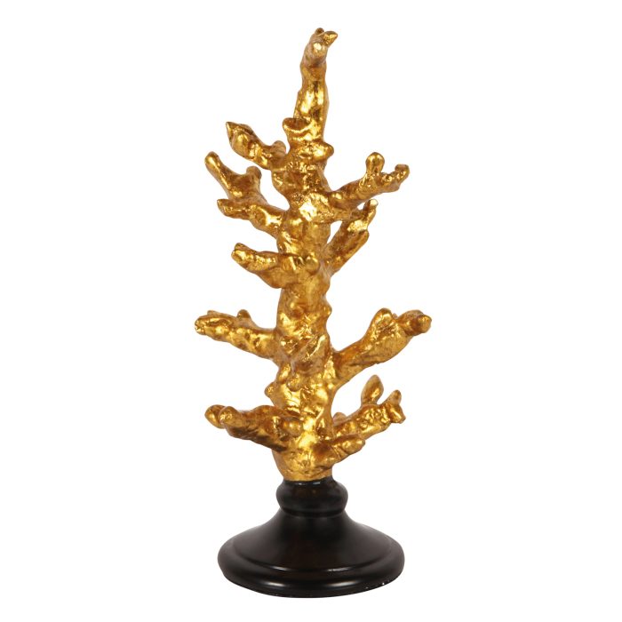 CORAL BRANCH, GOLD FINISH