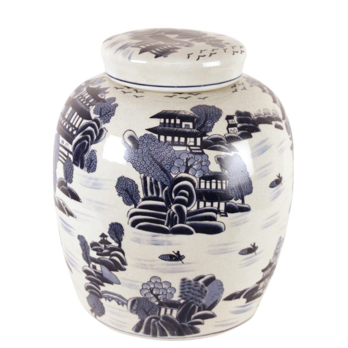GINGER JAR. BLUE WHITE, CHI CITIES