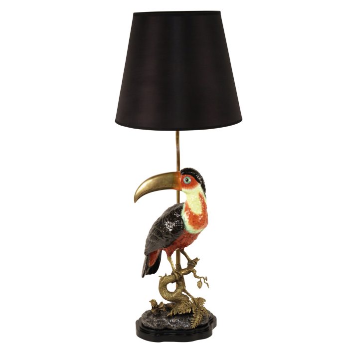 LAMP, TOUCAN, RED BREAST, LEFT,