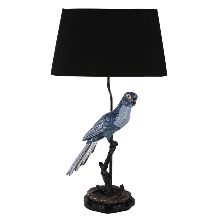 LAMP, LARGE BLUE PARROT II,