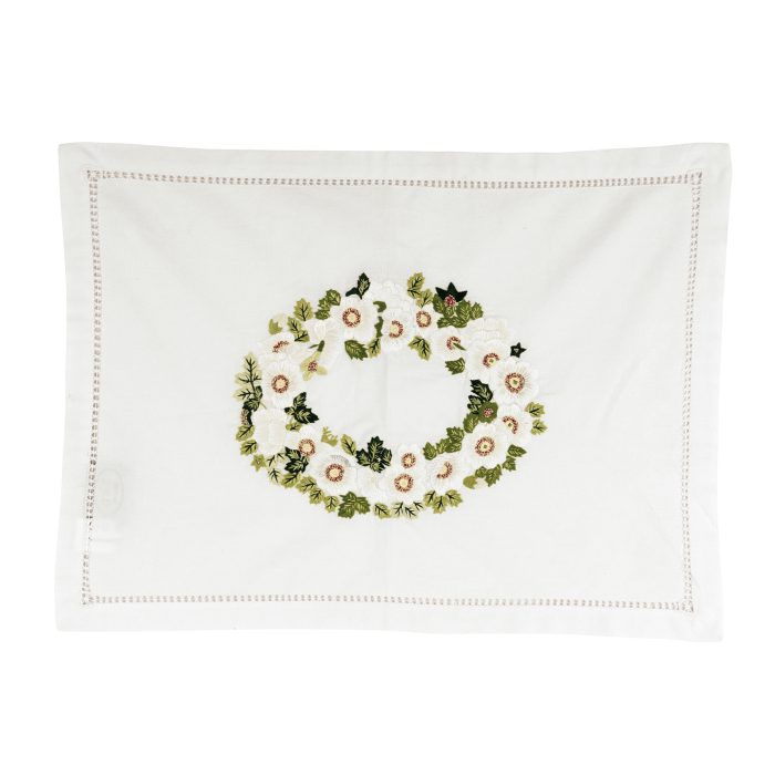 PLACEMAT, ROSE WREATH, COL.
