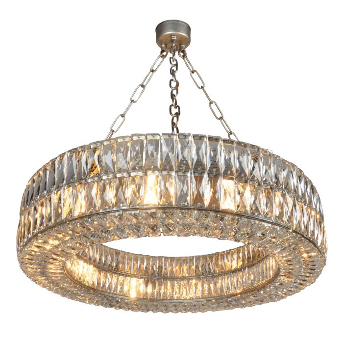 CHANDELIER, CRYSTAL CIRCLE, SMALL