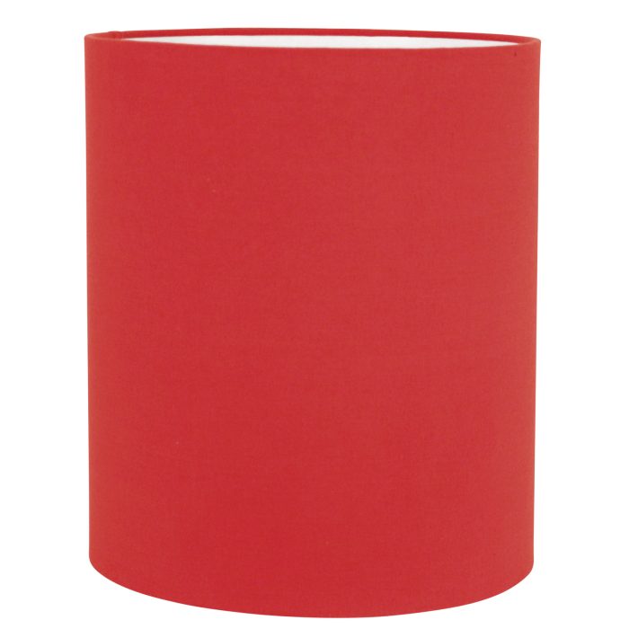 SHADE, CYLINDER, RED COTTON,
