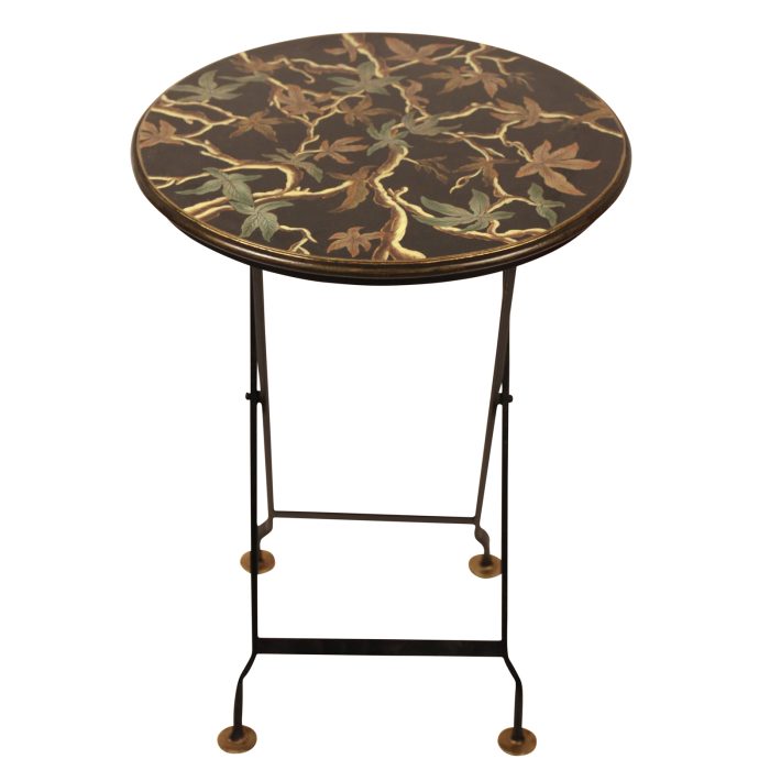 TABLE, ROUND, FOLDABLE,