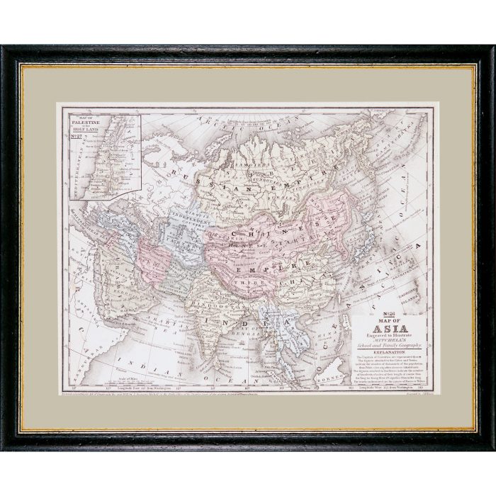 MITCHELL:MAP OF ASIA:62X77