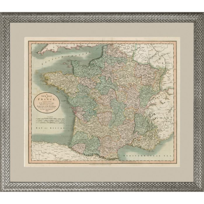 CARY:VINTAGE MAP FRANCE:60X70