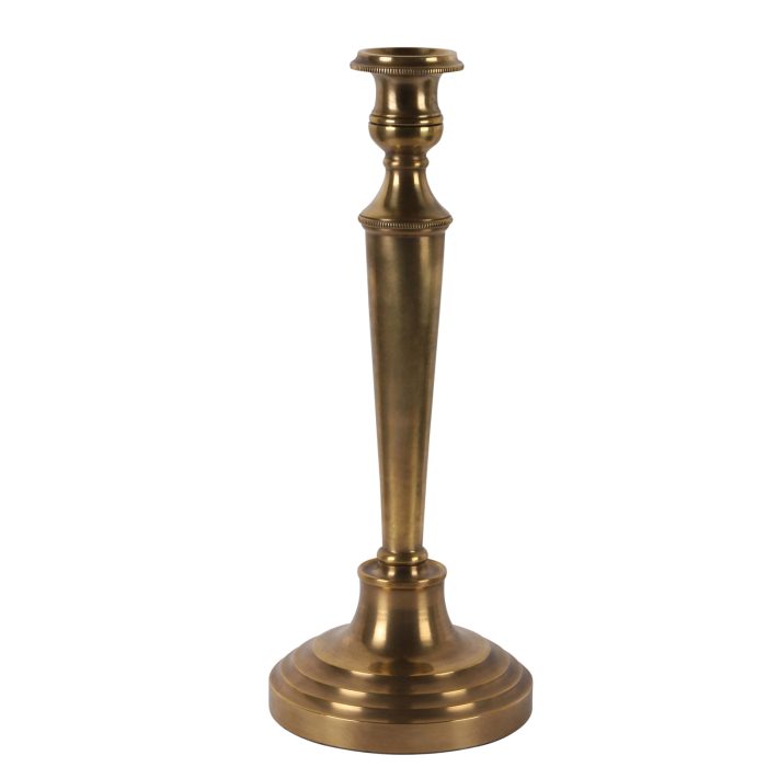 CANDLE HOLDER, 1036, ANT. BRASS