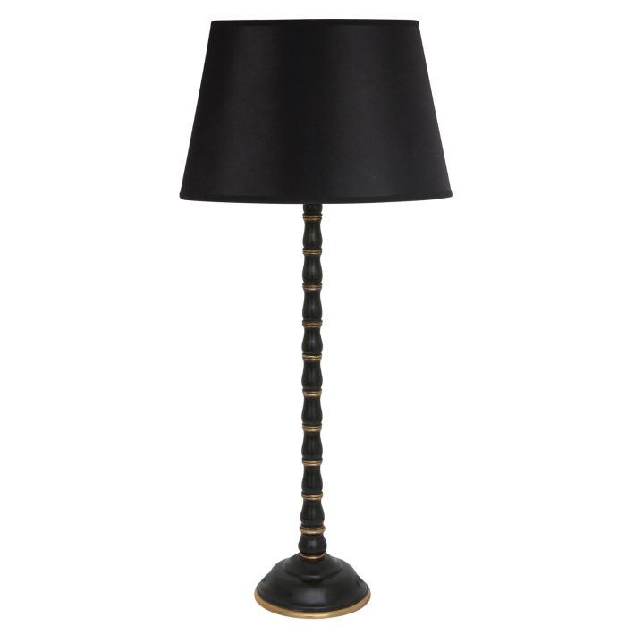 LAMP, 2293, BROWN & ANT. BRASS