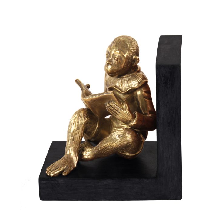 BOOKEND, MONKEY READING, RIGHT