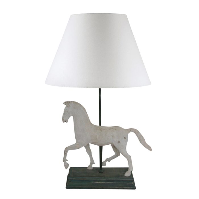 LAMP, FIGURINE, HORSE, SMALL,