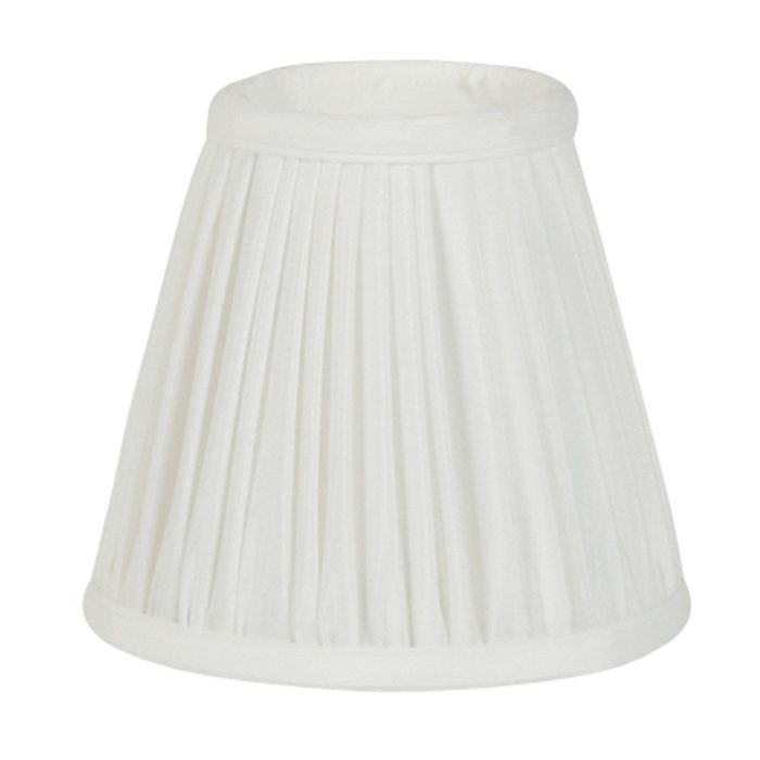 SHADE,  RD. PLEAT, WHITE,